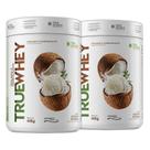 Kit 2 Whey Protein Isolado Coconut Ice 418g True Source