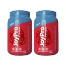 Kit 2 Whey Protein JoyPro 20g Proteina Morango e Framboesa Crescimento Muscular Shark Pro