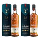 Kit 2 - Whisky Glenfiddich 18 Anos 750 mL Importado Selo IPI