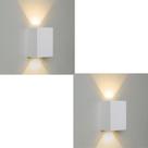 Kit 2 x Arandela Led Effekt 8W 3000K Stella