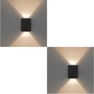 Kit 2 x Arandela Parede Effekt 8W 3000K STH6731/30 Stella