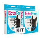 KIT 2 x COLEIRA ECTOFEND P AZUL