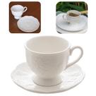 Kit 2 Xicaras Com Pires Café Chá Porcelana 100ml New Bone Kit 2 Xicaras Com Pires Café Chá Porcelana 100ml New Bone