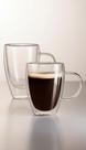 Kit 2 Xícaras Dupla Parede Vidro 350ml Café