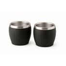Kit 2 Xícaras para Café Tramontina em Aço Inox Preto 80 ml