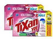 kit 2 Ypê Lava Roupas em Pó Tixan Maciez Caixa 2,4Kg
