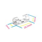 Kit 20-80 Presilha ABS Adesiva Organização de Fio Cabo 25x10x10mm 1-3mm 30x10x10mm 3-5mm Souti