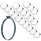 KIT 20 Abraçadeira 83x102mm Mangueira Jardim Regulável