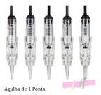 Kit 20 Agulhas Easy Click Para Micropigmentação 1 Ponta