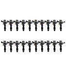 Kit 20 Aspersor Impacto Irrigador Horta Rosca Alcance 29m