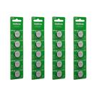Kit 20 baterias pilhas de litio 3v p/ tx cr 2032 intelbras