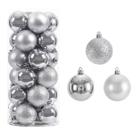 Kit 20 Bolas De Natal Enfeite Decoração Natalina Misto 8cm Kit 20 Bolas De Natal Enfeite Decoração Natalina Misto 8cm