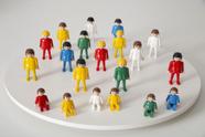 Kit 20 Bonecos Playmobil + 2 bebês - Bonecos para Constelação Familiar