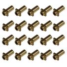 Kit 20 Bucha Afinação Latão 5mm 7/32 Canoa Bateria c Pescoço Kit 20 Bucha Afinação Latão 5mm 7/32 Canoa Bateria c Pescoço