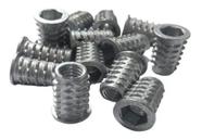 Kit 20 Buchas Americanas Para Madeira 5/16 X 18mm Metal Zamak
