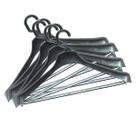 Kit 20 Cabides Para Terno Casaco Blazer Preto Gancho Giratório Preto