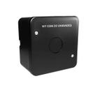 Kit 20 Caixa Plastica Organizadora Camera Cftv - Preto