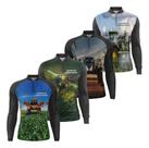 Kit 20 Camisetas Agro Masculina Manga Longa Agroquímica Uv50