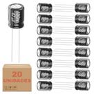 Kit 20 Capacitor 47x100 47uf 100 Volts Eletrolítico Pacote