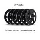 Kit 20 Carretéis Vazios para Filamento PLA, ABS e PETG Impressora 3D