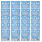 Kit 20 Cartela de Bingo 96 Folhas - Azul
