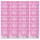 Kit 20 Cartela de Bingo 96 Folhas - Rosa