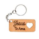 Kit 20 Chaveiros Jesus te Ama com Coração Vazado em Mdf CRU Lembrancinha Religiosa Fé Igreja Kit 20 Chaveiros Jesus te Ama com Coração Vazado em Mdf CRU Lembrancinha Religiosa Fé Igreja