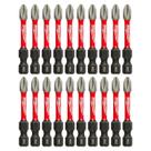 Kit 20 Chaves Bits Philips Ph2 X 50mm 48-32-4262 Milwaukee Unica