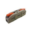 Kit 20 Conector Elétrico Emenda Rápida Pressão 1 via Mod 221