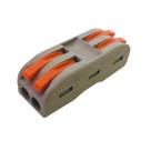 Kit 20 Conector Elétrico Emenda Rápida Pressão 2 via Mod 222