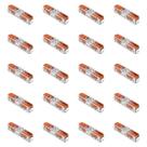 Kit 20 Conectores de Emenda Com Alavanca 221-2411 2 Condutores 0,2mm² à 4,0mm² Wago