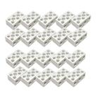 Kit 20 Conectores De Porcelana Cerâmica Chuveiro Tripolar10mm