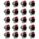 Kit 20 Conectores Plug Wireconex P10 WC 195 Fêmea 3 Polos