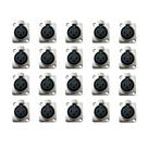 Kit 20 Conectores XLR Fêmea Painel SA2X - SANTO ANGELO Kit 20 Conectores XLR Fêmea Painel SA2X - SANTO ANGELO