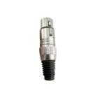 Kit 20 conectores xlr hjh femea 5 pinos hx007 Kit 20 conectores xlr hjh femea 5 pinos hx007