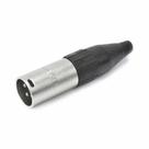 KIT 20 Conectores XLR Linha Macho Niquelado SA2X - Santo Angelo