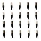 Kit 20 Conectores XLR Macho Linha PLG SA2X - SANTO ANGELO