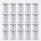kit 20 Copo Térmica 360Ml BPA Free Tampa Deslizante Preto Branco Carro Escritório kit 20 Copo Térmica 360Ml BPA Free Tampa Deslizante Preto Branco Carro Escritório