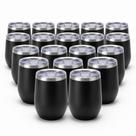 kit 20 Copo Térmica 360Ml BPA Free Tampa Deslizante Preto Branco Carro Escritório kit 20 Copo Térmica 360Ml BPA Free Tampa Deslizante Preto Branco Carro Escritório