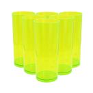 Kit 20 Copos Long Drink Colorido De Acrílico 330ml Colors Premium Alta Reutilizável Resistência