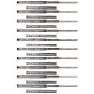 Kit 20 Corrediças Telescópicas de 30cm (12") Zincada Para Gavetas 10 Pares