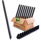 KIT 20 Cremalheira Gomo de Polipropileno PP para Motor de Portão Deslizante 25cm Total 5m Compatível com Motores ROSSI, PPA, SEG, GAREN, UNISYSTEM