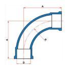 Kit 20 Curva 90 Soldavel Tigre 25mm Pvc Marrom