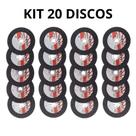 Kit 20 Discos De Corte De Resina Circular Lixa Esmerilhadeira PowerGrip 76mm