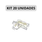 KIT 20 Emenda Curva L Fita LED 10mm 12V 24V KIT 20 Emenda Curva L Fita LED 10mm 12V 24V