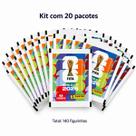 Kit 20 Envelopes de Figurinhas Copa do Mundo FIFA 2026 com 7 Cromos - Panini