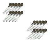 KIT 20 ESPÁTULAS Para Sorvete Italiano, Açaí INOX 28 cm Cabo BRANCO KIT 20 ESPÁTULAS Para Sorvete Italiano, Açaí INOX 28 cm Cabo BRANCO