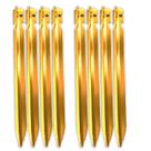 KIT 20 Estaca Metal GRANDE Dourada 30CM (MOD101332)