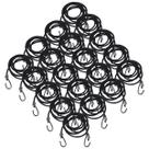 Kit 20 Extensor Corda Elástico 2,0M Gancho de Ferro Amarrar Carga Bagageiro Moto Lona Camping