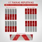 Kit 20 Faixa Refletiva Lateral Coragem + 1 Parachoque Coragem